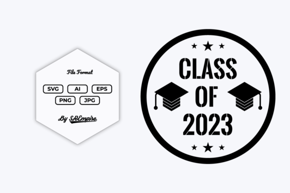Class of 2023 Graduate SVG Design for Crafts and Graphics