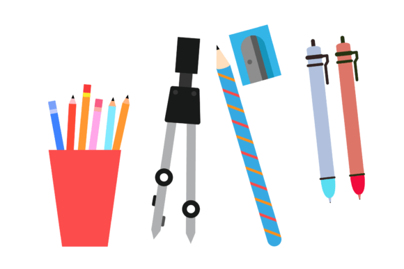 Education in Stationary School Graphics Freebie Review