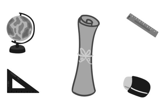 Education School Graphics for Modern Content Publishing