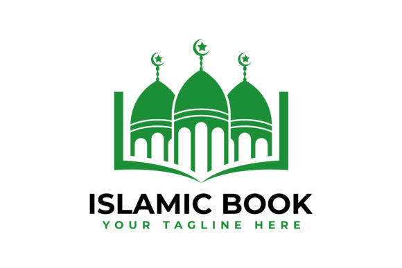 Islamic Book Logo Vector Design for Blogs and Websites