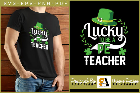 Lucky to Be a P.E. Teacher Embroidery Design Review