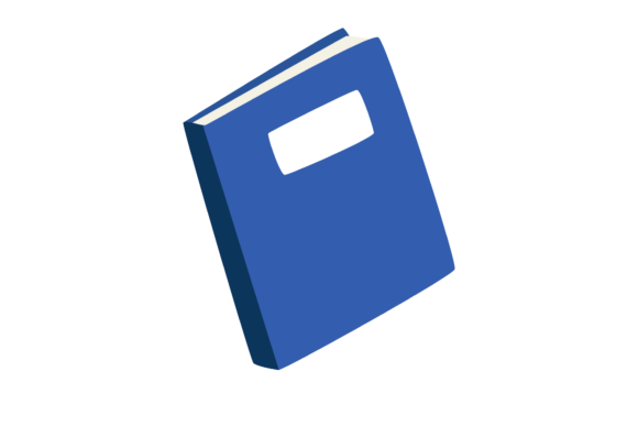 School Blue Book Education Graphics for Handmade Creations