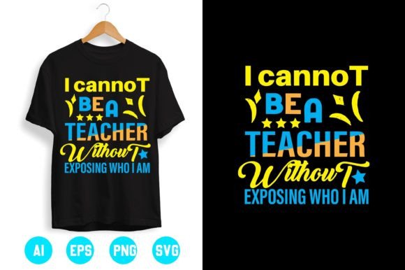Teacher T-shirt Design 17 – A Graphic Design Asset for Bloggers and Publishers
