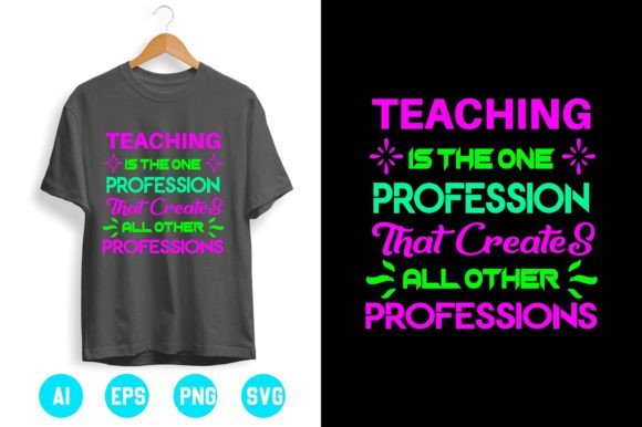 Teacher T-shirt Design 20: A Versatile Graphic for Local Branding