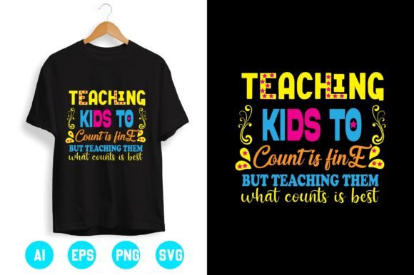 Teacher T-shirt Design 6: A Graphic Design Asset for Creative Projects