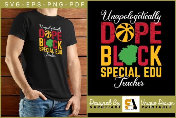Unapologetically Dope Black Edu Teacher Graphics for Crafts